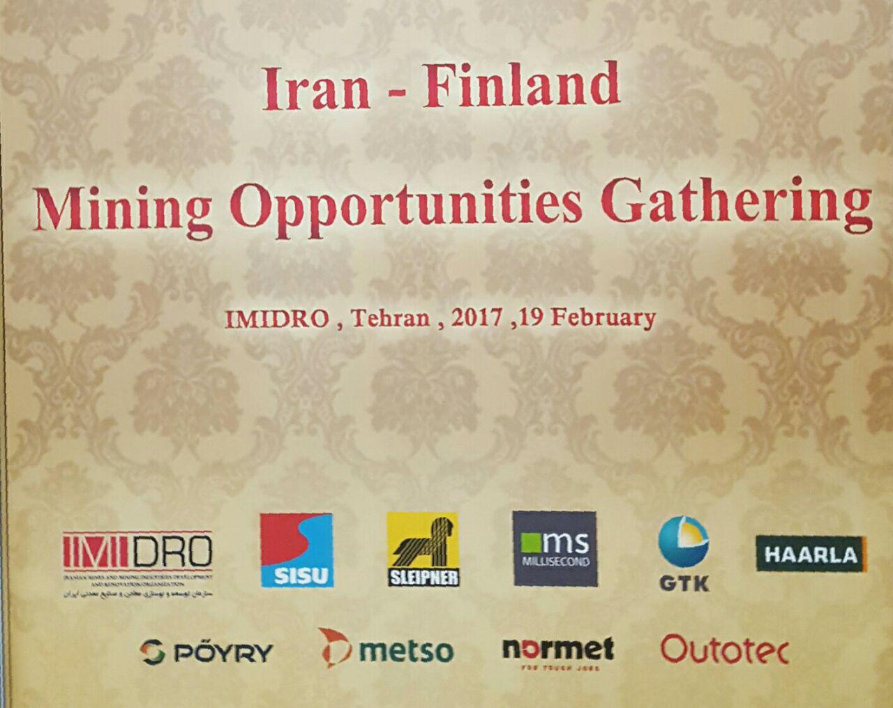 Iran, Finland Mining Cooperation Opportunities Conference