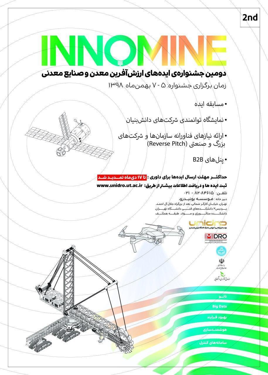 معرفی ایده های برتر ارزش آفرین بخش معدن و صنایع معدنی در "اینوماین 2"