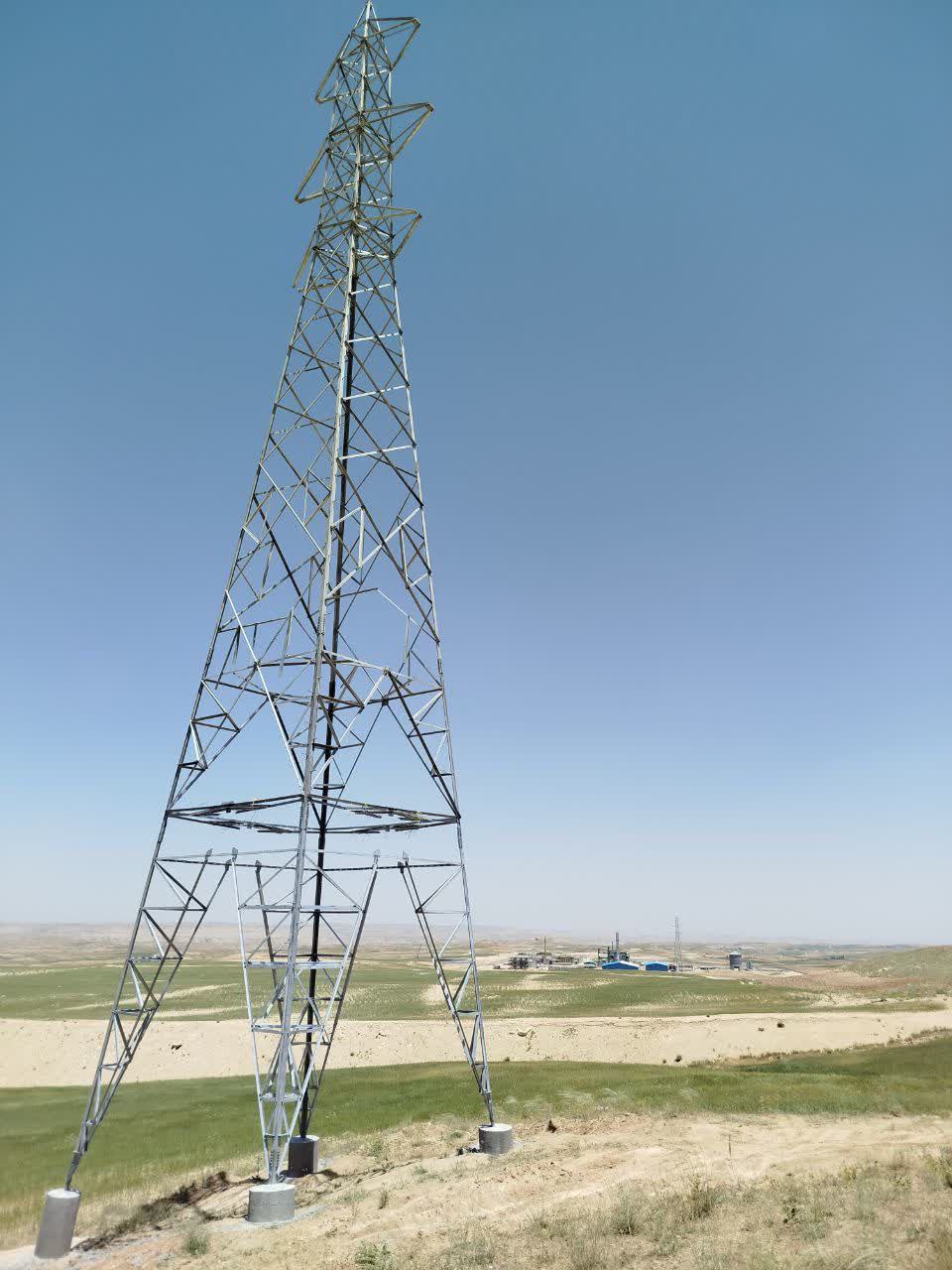 82% Progress on Bijar Sponge Iron Power Transmission Line Project