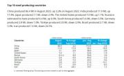 Global Crude Steel Output Passed 1.2 BT in 8 Months/Iran Produced 19.7MT 