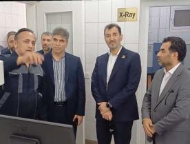 بازدید رئیس هیأت عامل ایمیدرو از مرکز تحقیقات مواد معدنی غرب کشور 1405.07.24