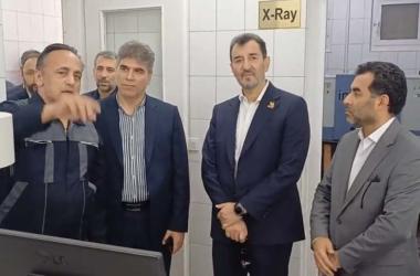بازدید رئیس هیأت عامل ایمیدرو از مرکز تحقیقات مواد معدنی غرب کشور 1405.07.24