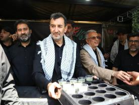 خدمت&zwnj;رسانی به میهمانان مراسم وداع با رهبر شهید با حضور ریاست هیات عامل ایمیدرو 1405.04.16