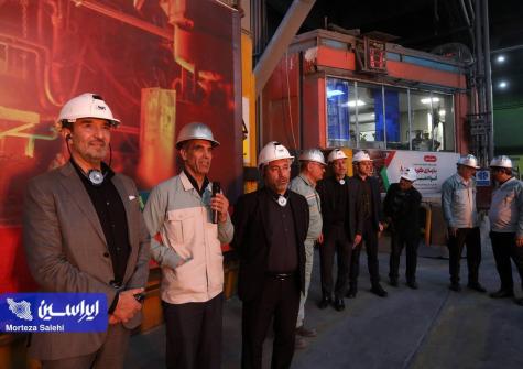 بازدید رئیس هیأت عامل ایمیدرو از فولاد مبارکه 1405.03.29
