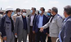 خداداد غريب پور رييس هيات عامل ايميدرو از معادن اسفندقه، آبدشت، ارزويه و كارخانه فراوري كروميت اين شهرستان ديدن كرد - 19 شهريور 99
