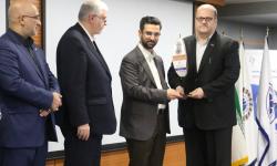 اعطاي تنديس برنز به ايميدرو در جشنواره مديريت دانش با حضور وزير ارتباطات و فناوري - ۲۵مهر۹۷